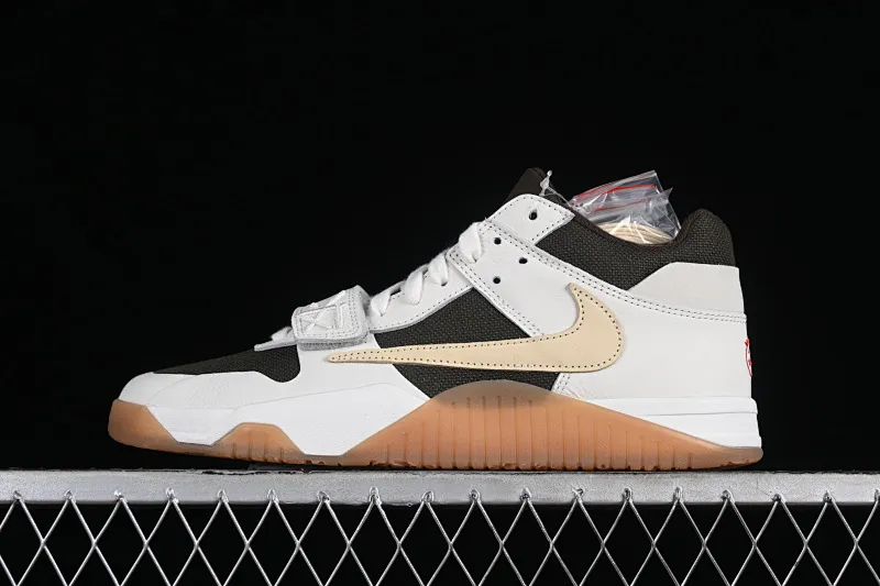 All categories Air Jordan Jordan series basketball shoes Air Jordan 1 Low LW version Travis Scott x Jordan Cut The Check AJ1 Joe 1 hook and loop fashion basketball shoes FZ8117-100